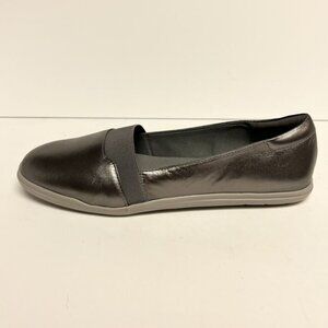 Easy Spirit Women's Bounce Slip-On Loafers Silver, Size 10 M